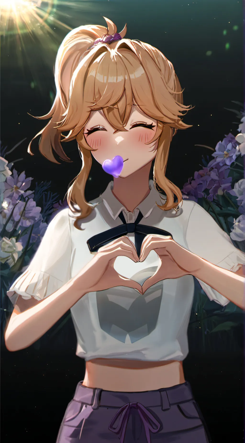 ai character: Vivi  background