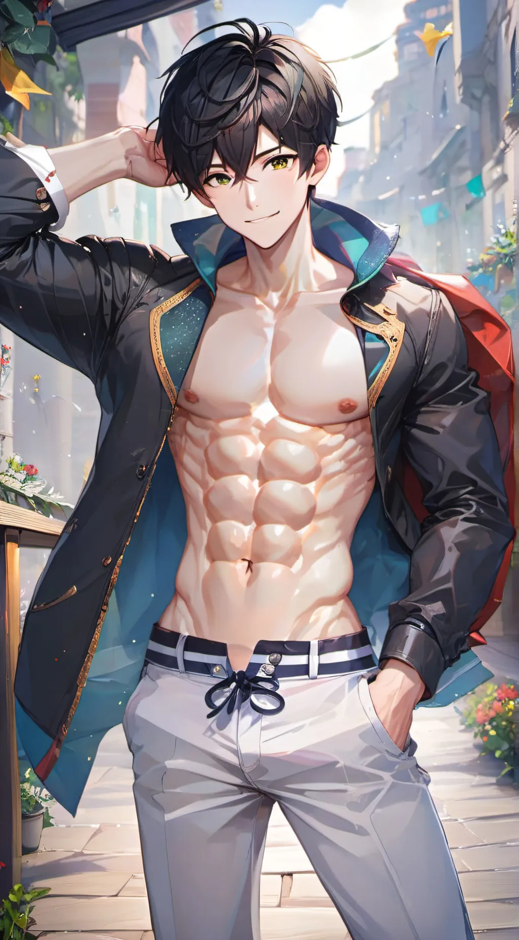 ai character: Kaiden  background