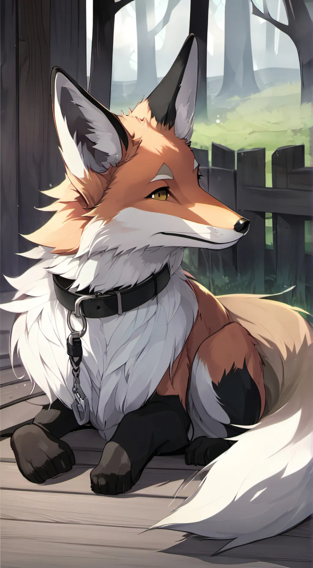ai character: Foxer background