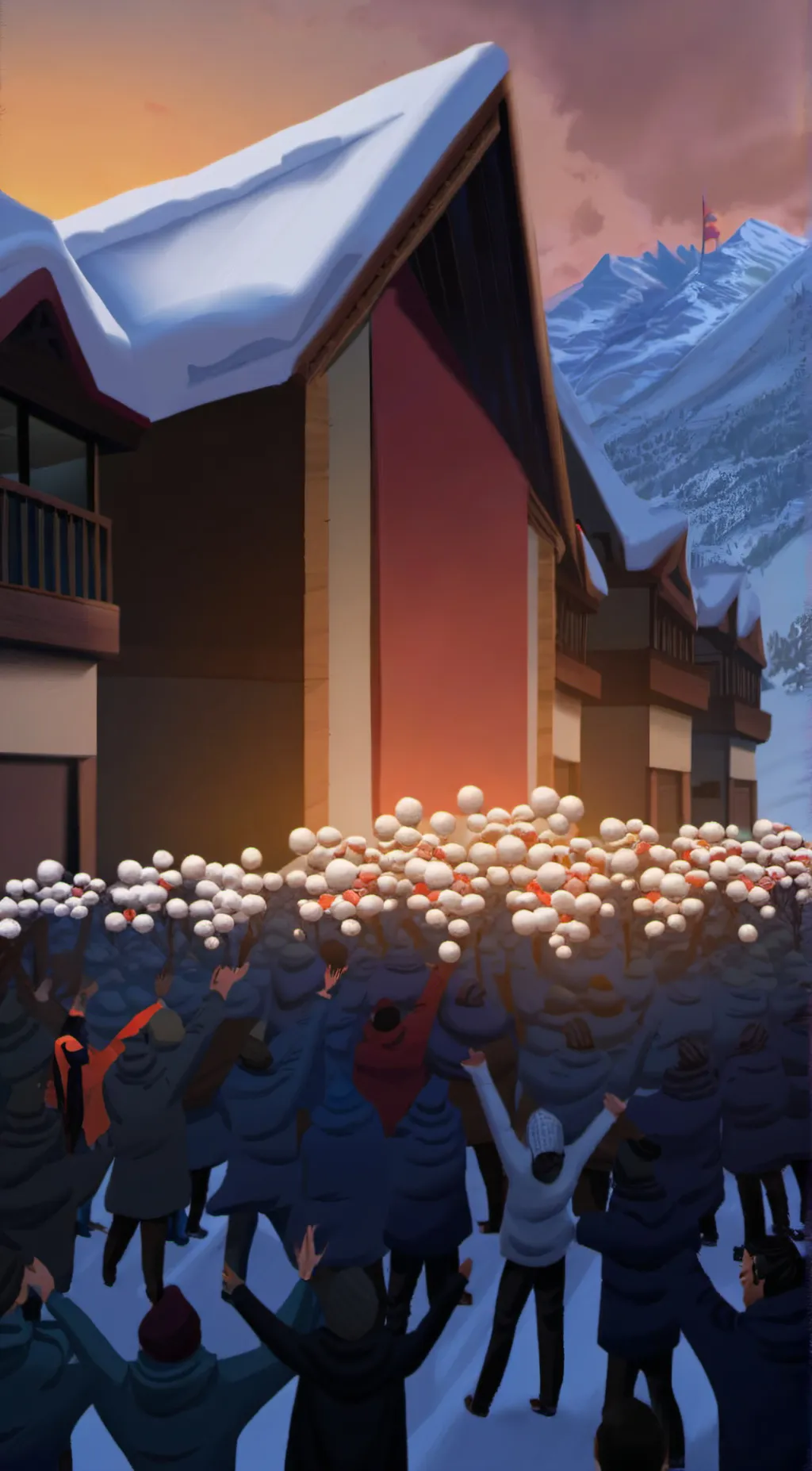 Talkie AI - Chat with Snowball Fight