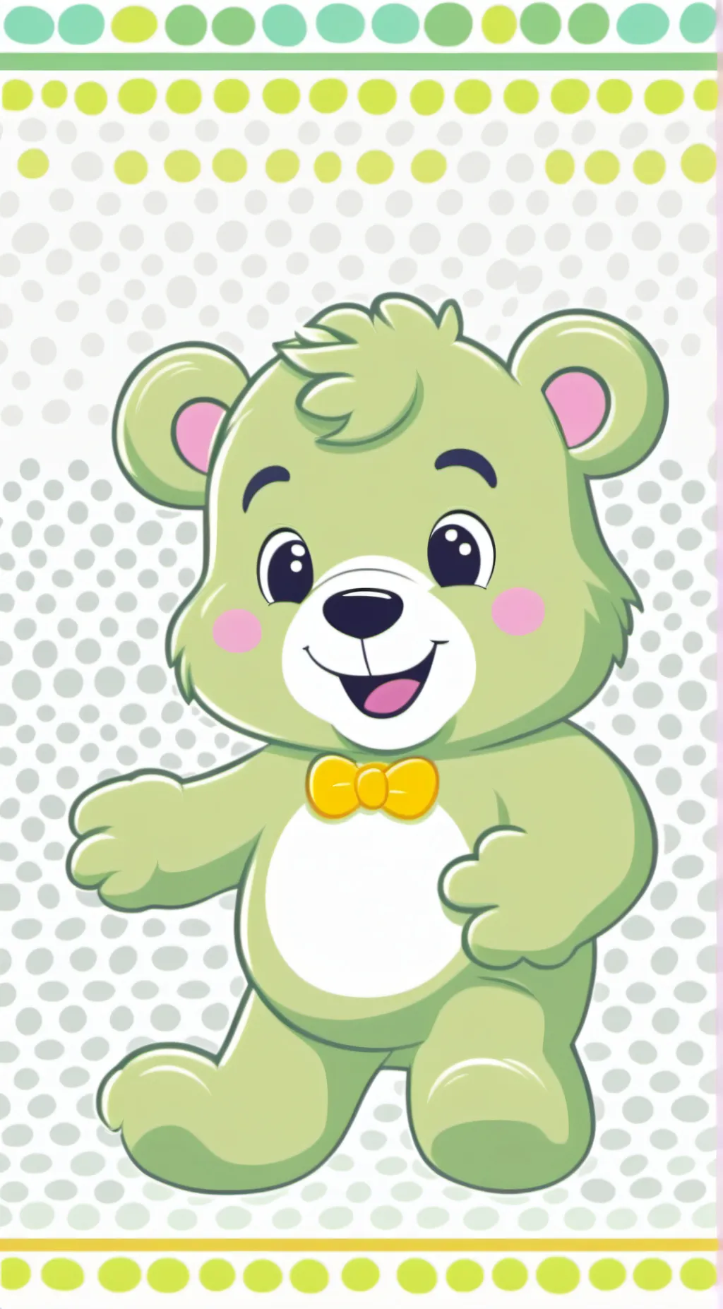 ai character: Oopsy Bear background
