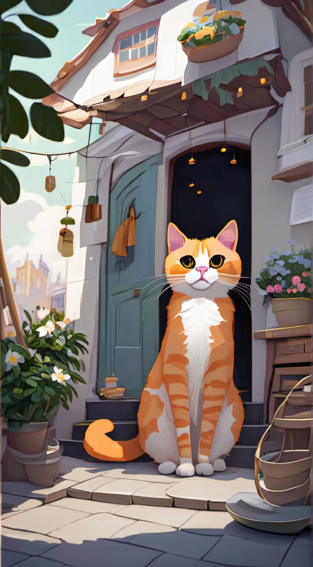 ai character: Lorenzo  background