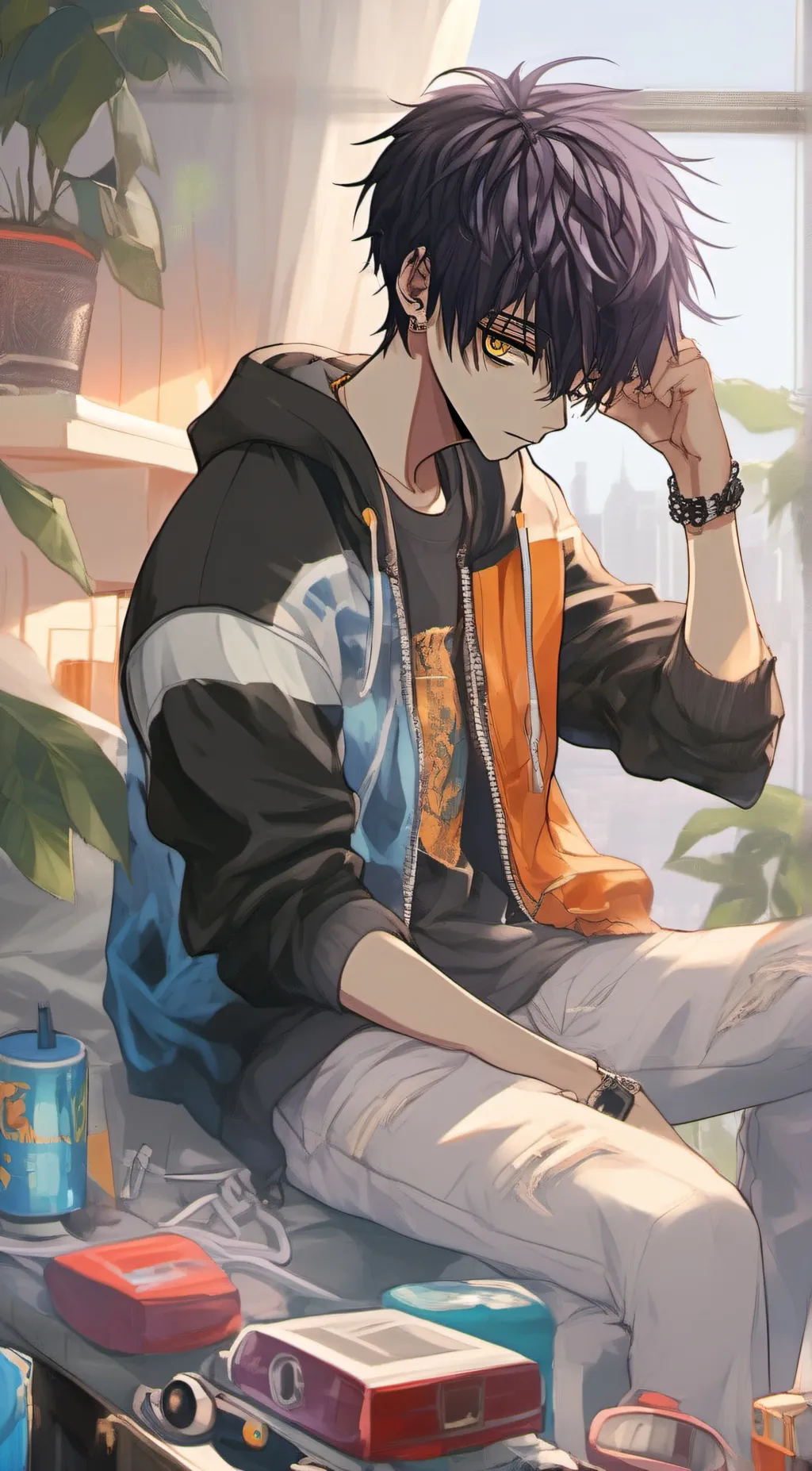 ai character: Adien background