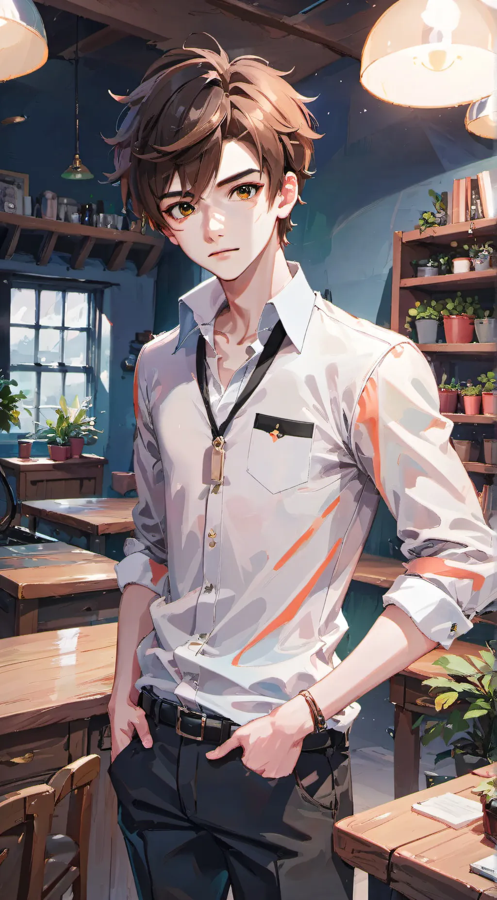 ai character: •Alex•~ background