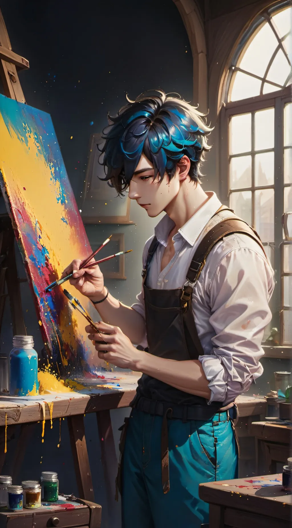 ai character: Wally aus  background