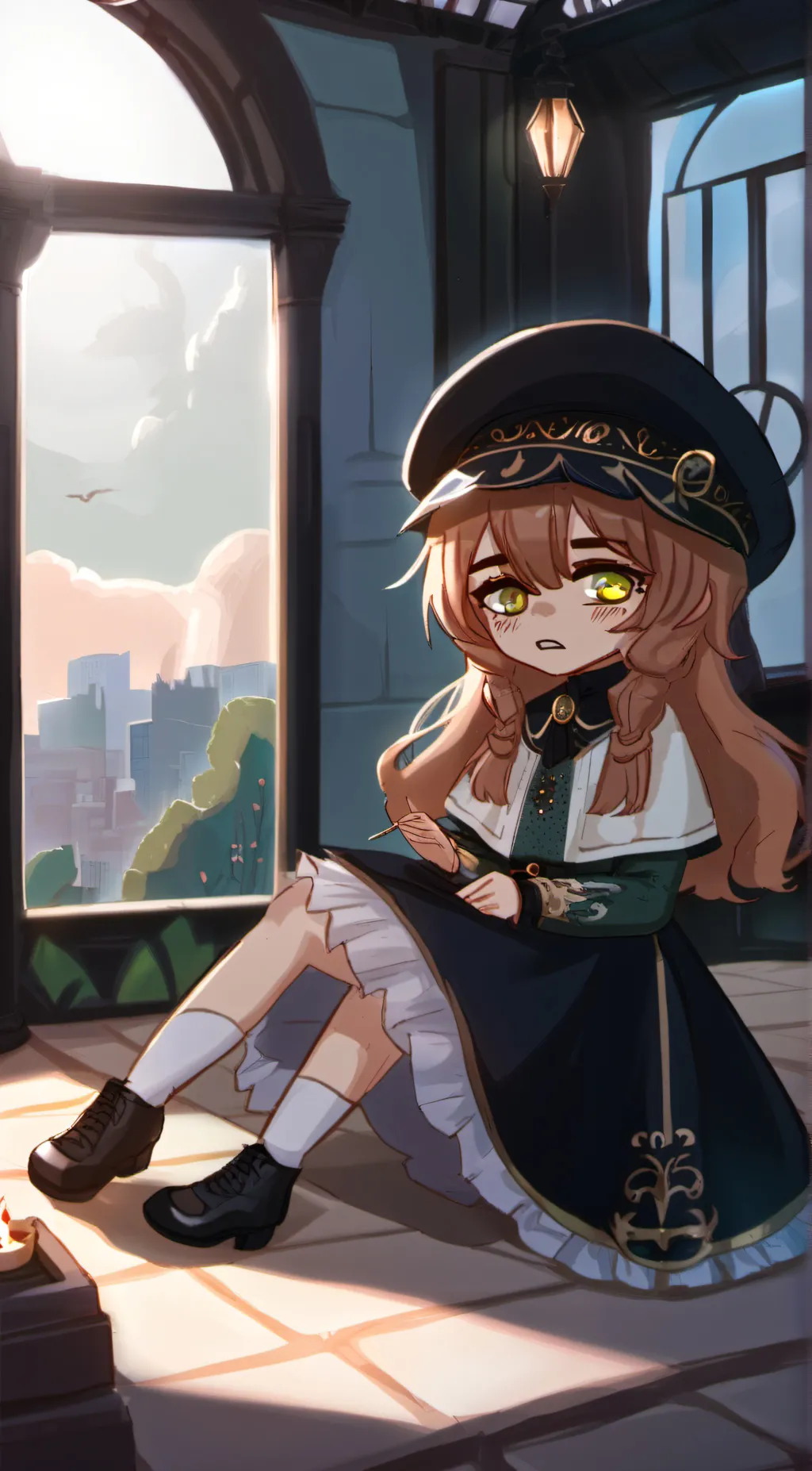 ai character: luna background