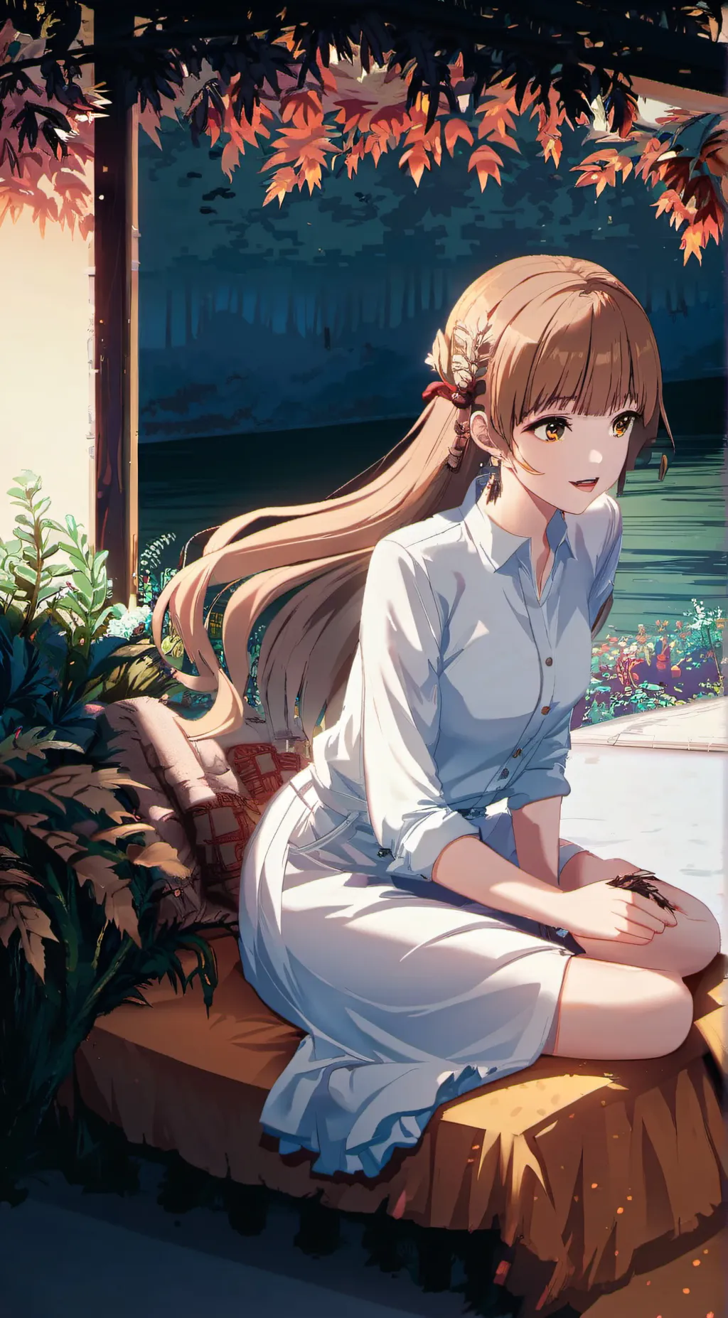 ai character: Karena  background