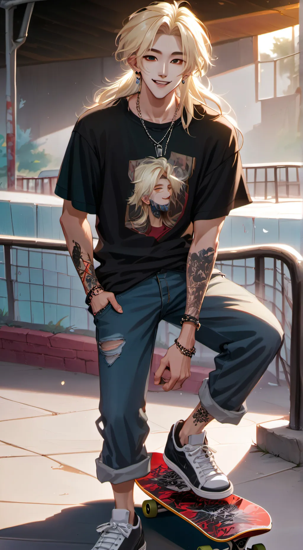 ai character: Levi background