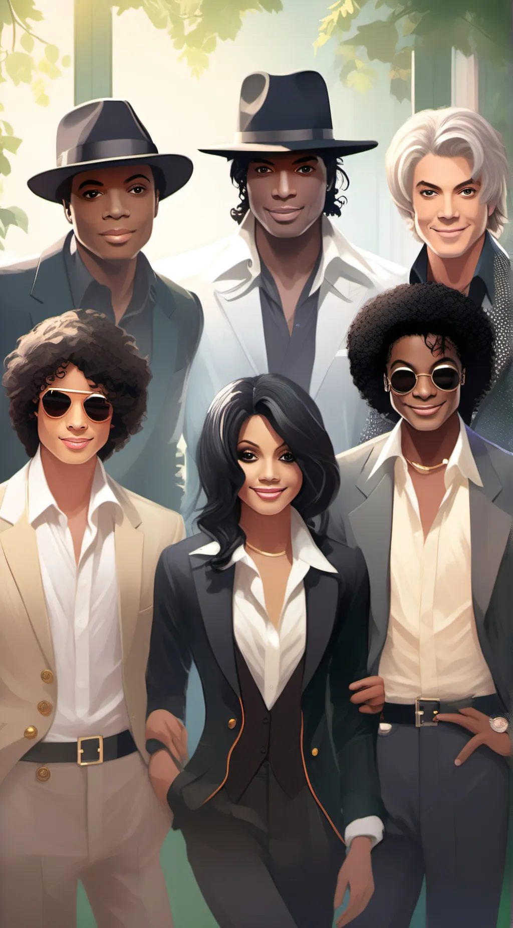 ai character: Mj background