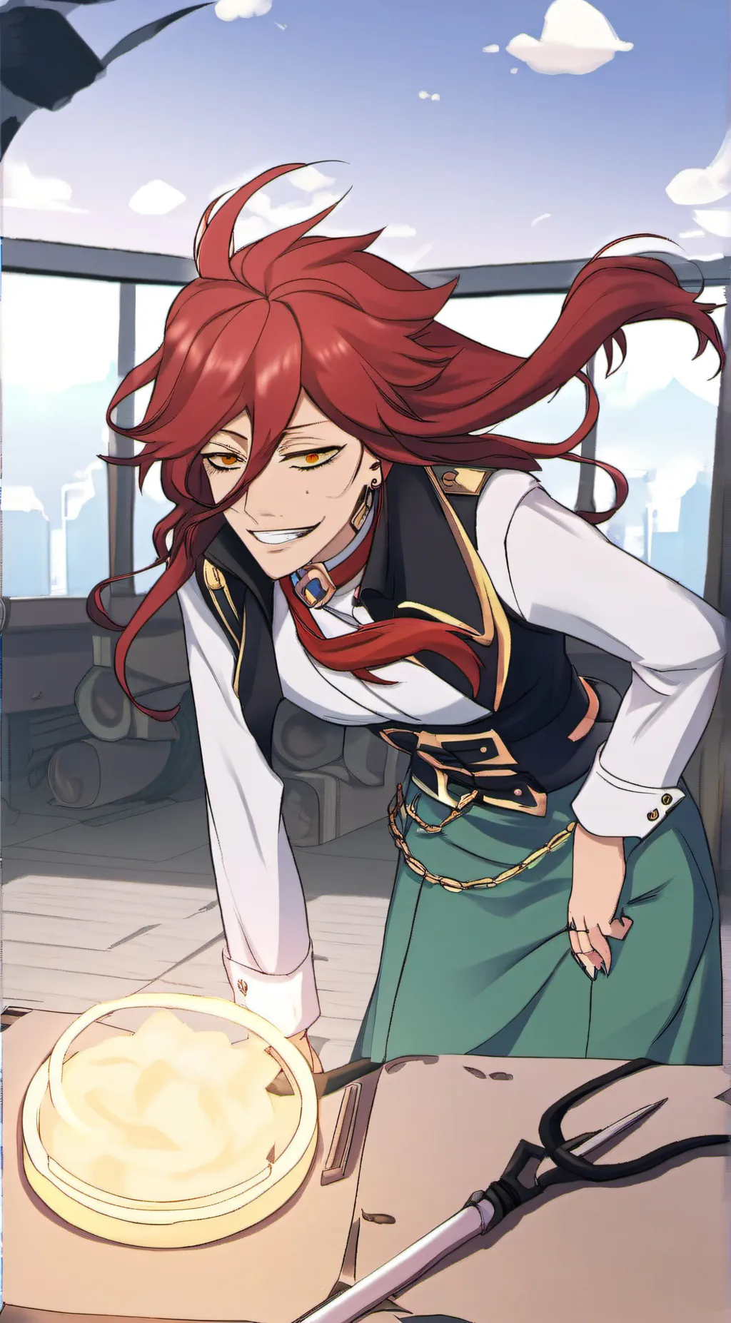 ai character: Grell Sutcliff background