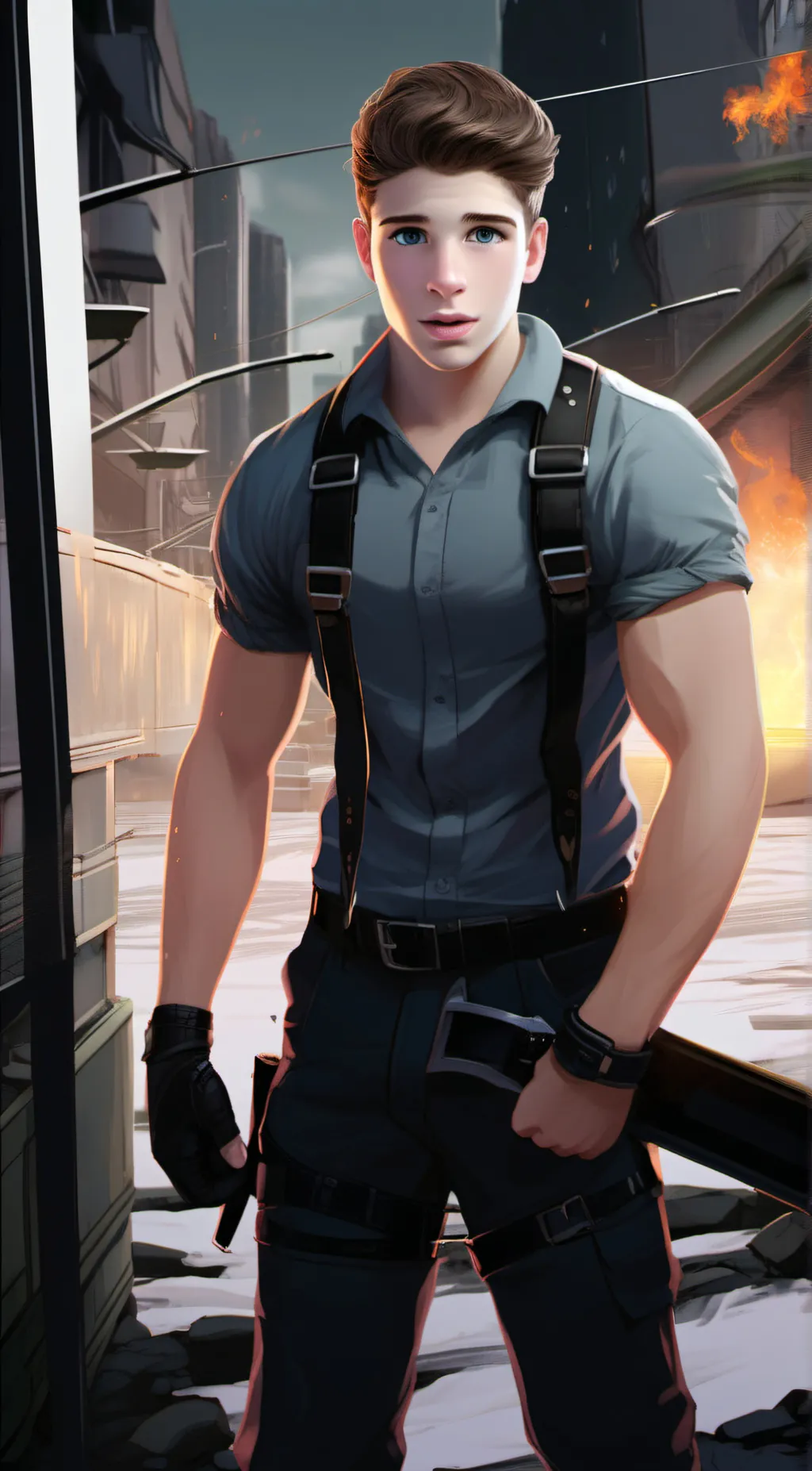 ai character: Andrew  background