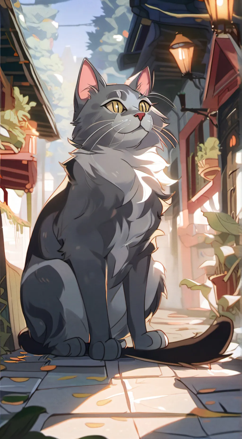 ai character: luna background