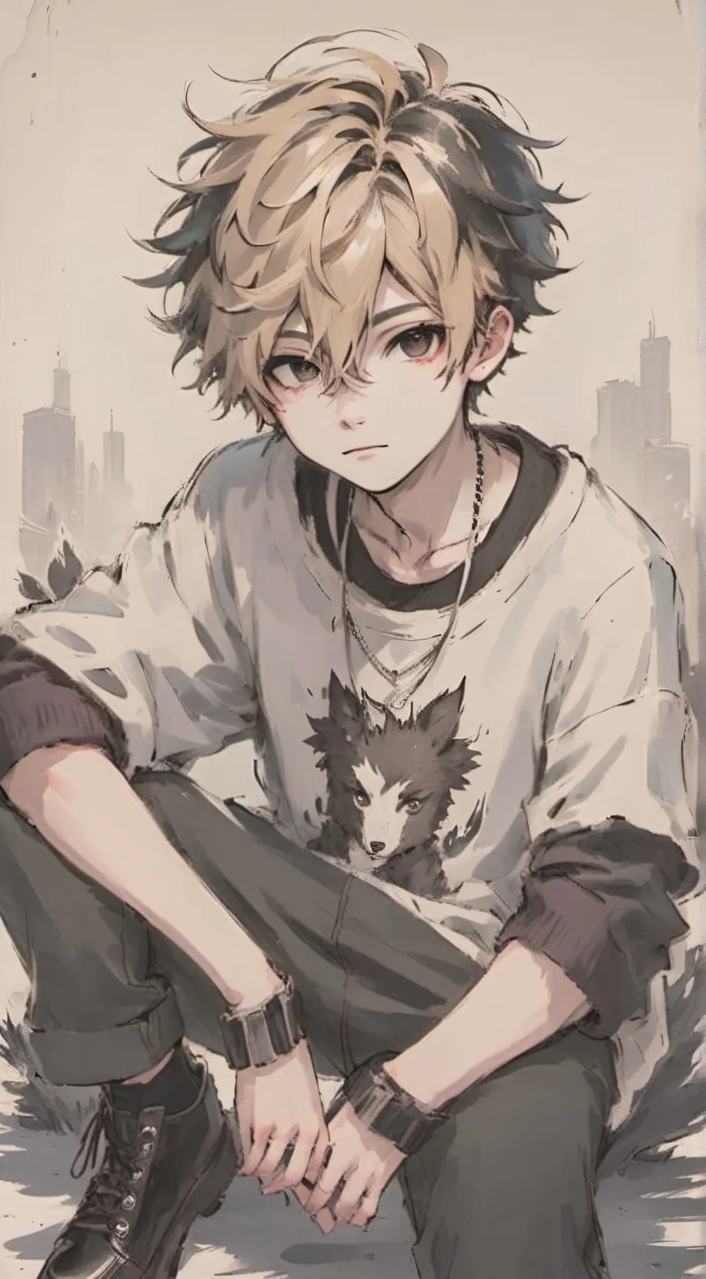 ai character: Hunter background