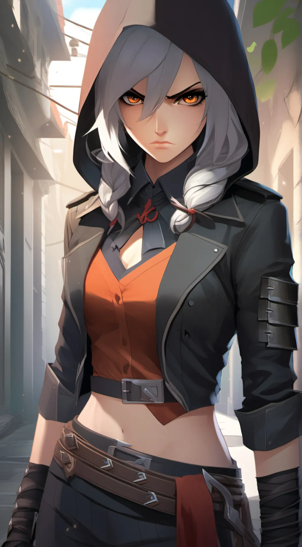 ai character: Luna background