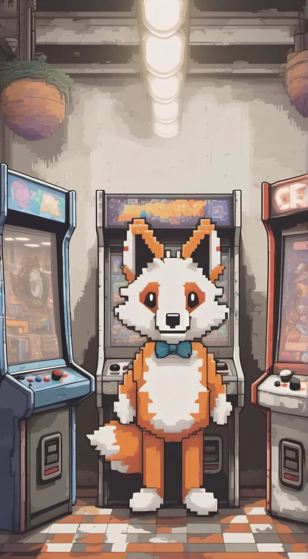 ai character: Lolbit background