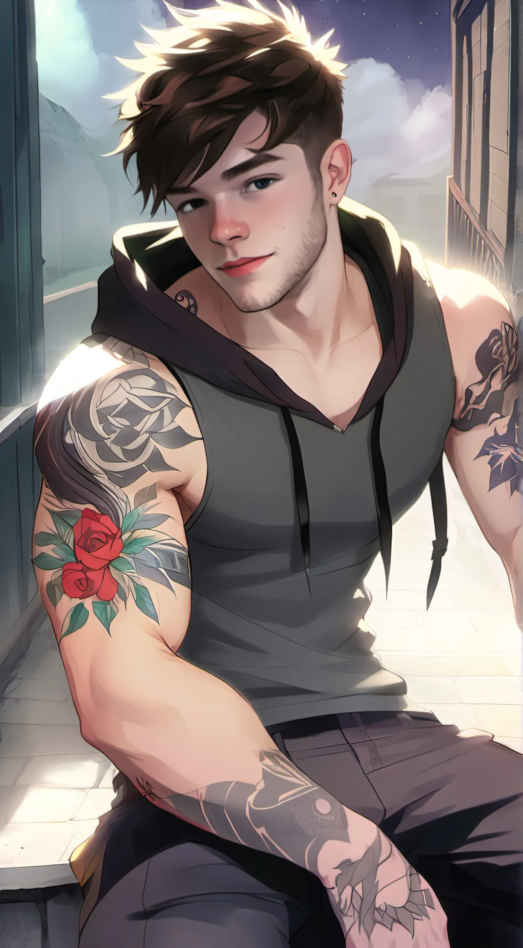 ai character: Arion Matthew background