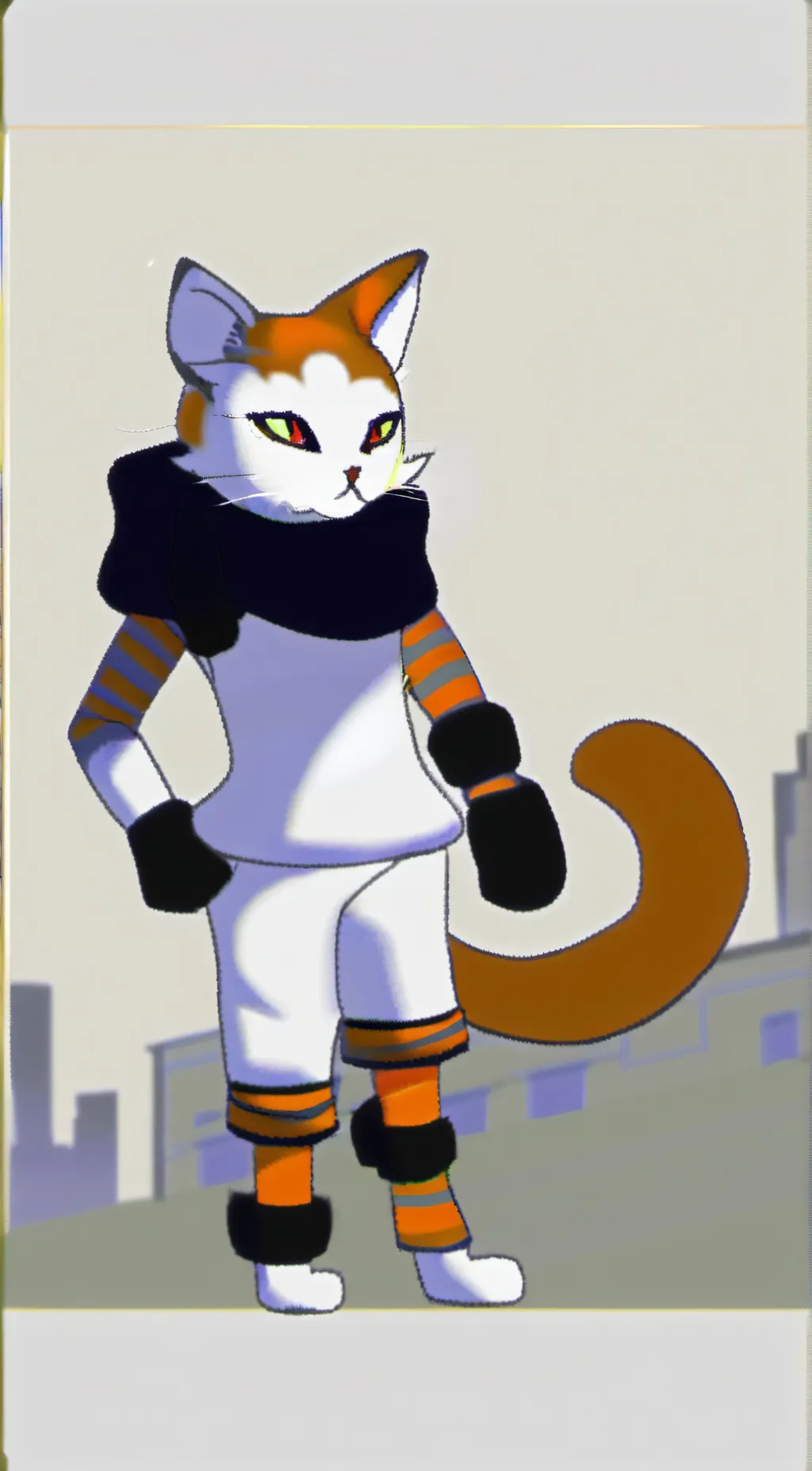 ai character: rara kit background