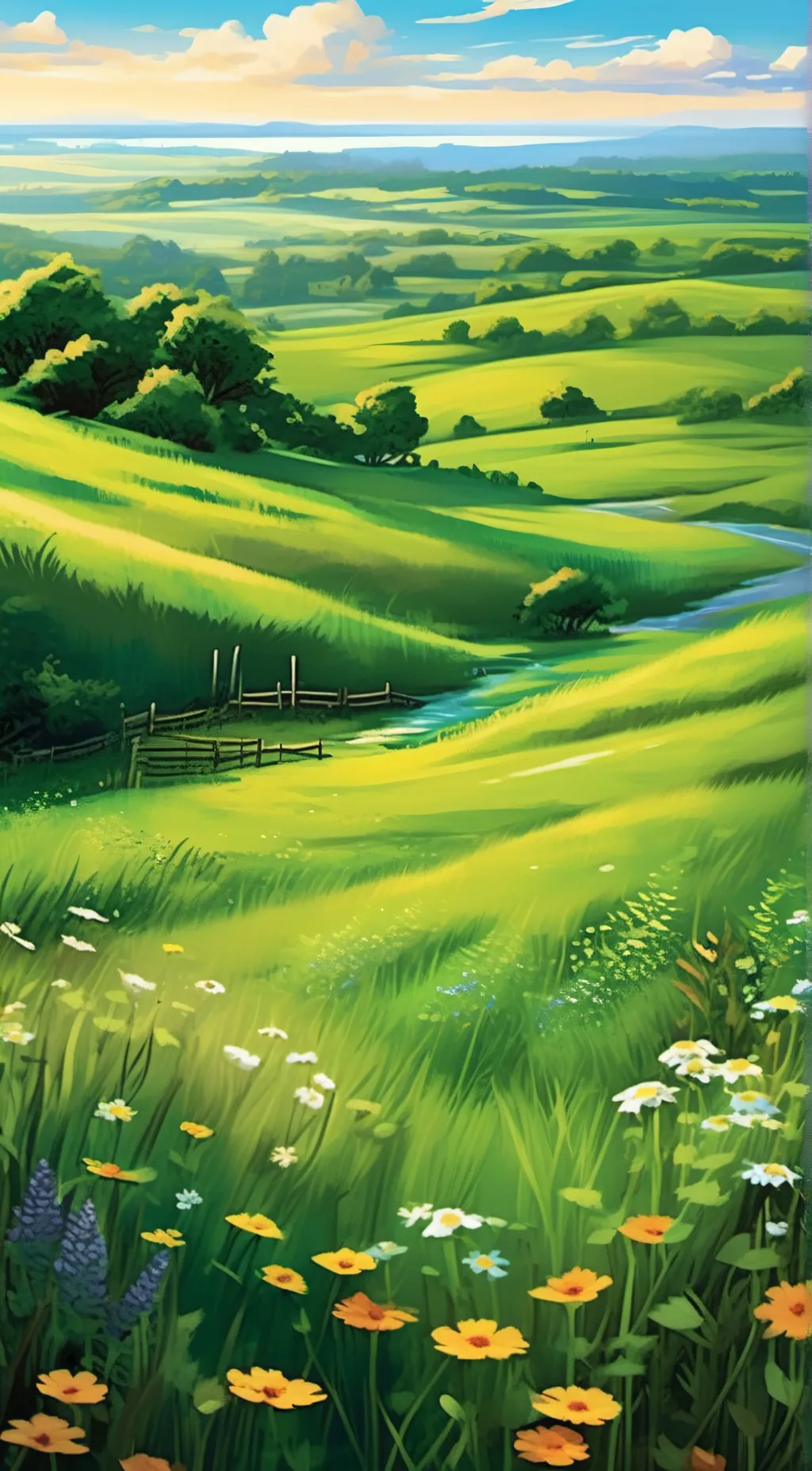 ai character: grass 💀 background