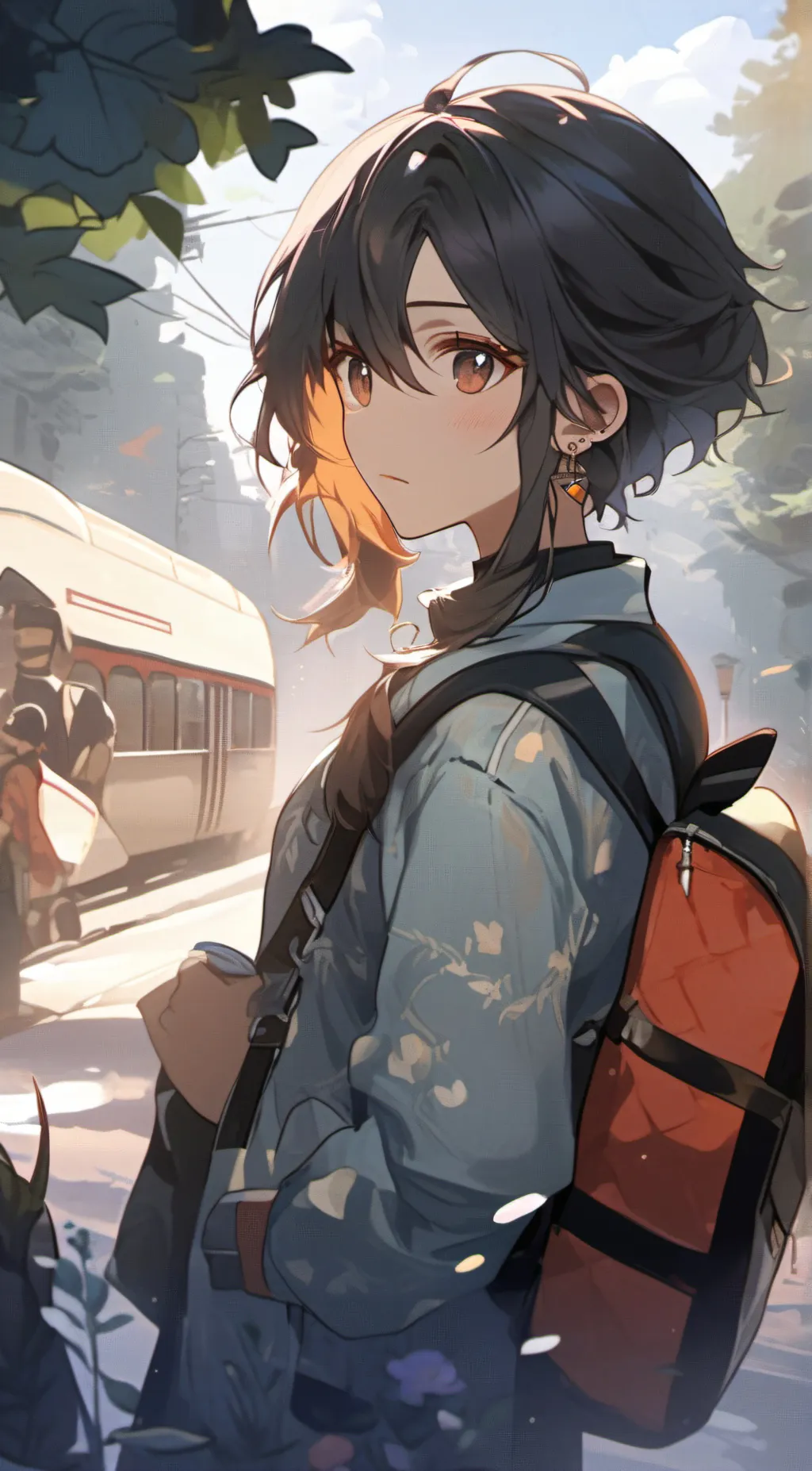 ai character: Summer background