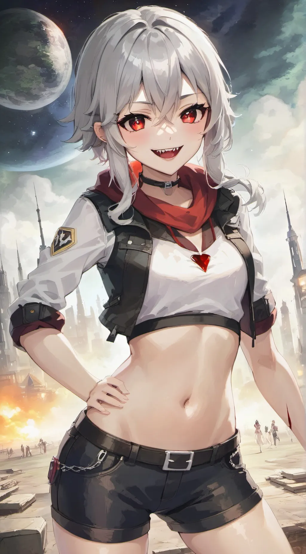 ai character: Victoria  background