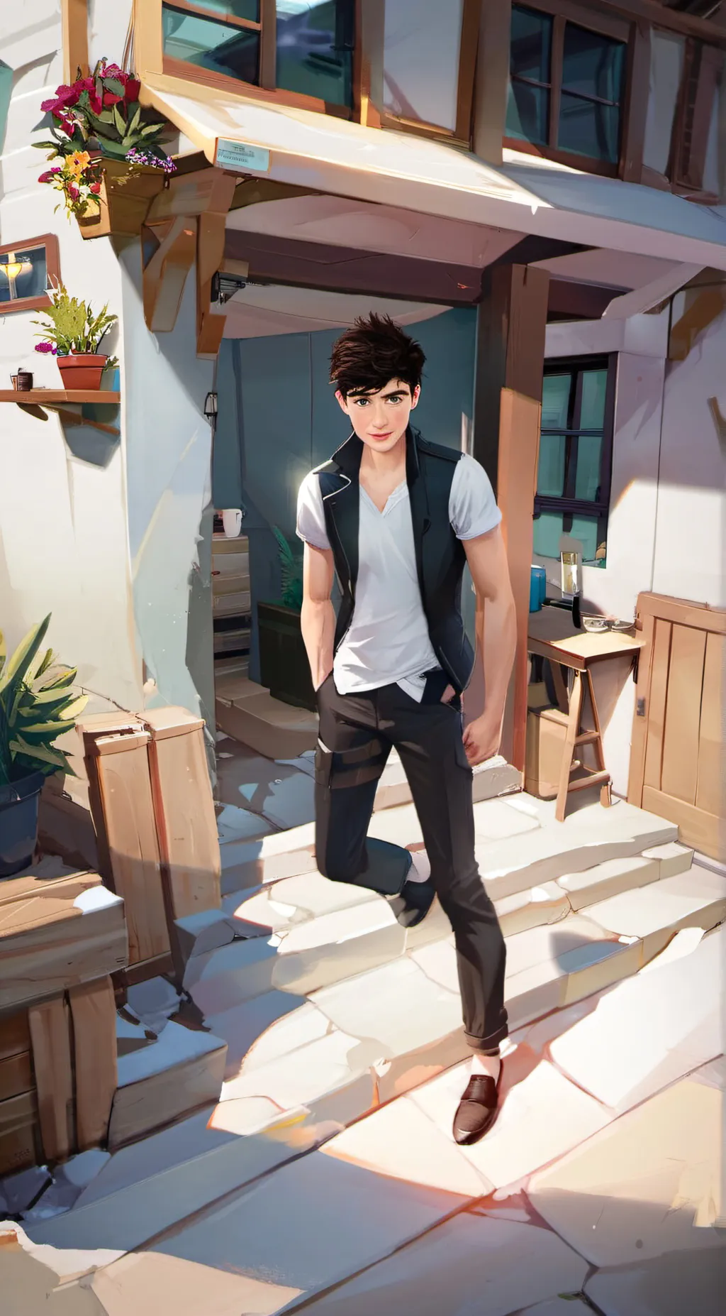 ai character: Alex background