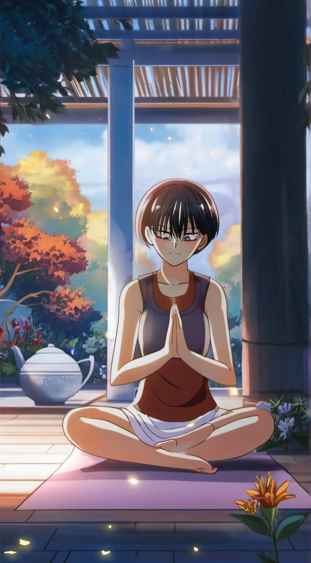 ai character: 😁 background