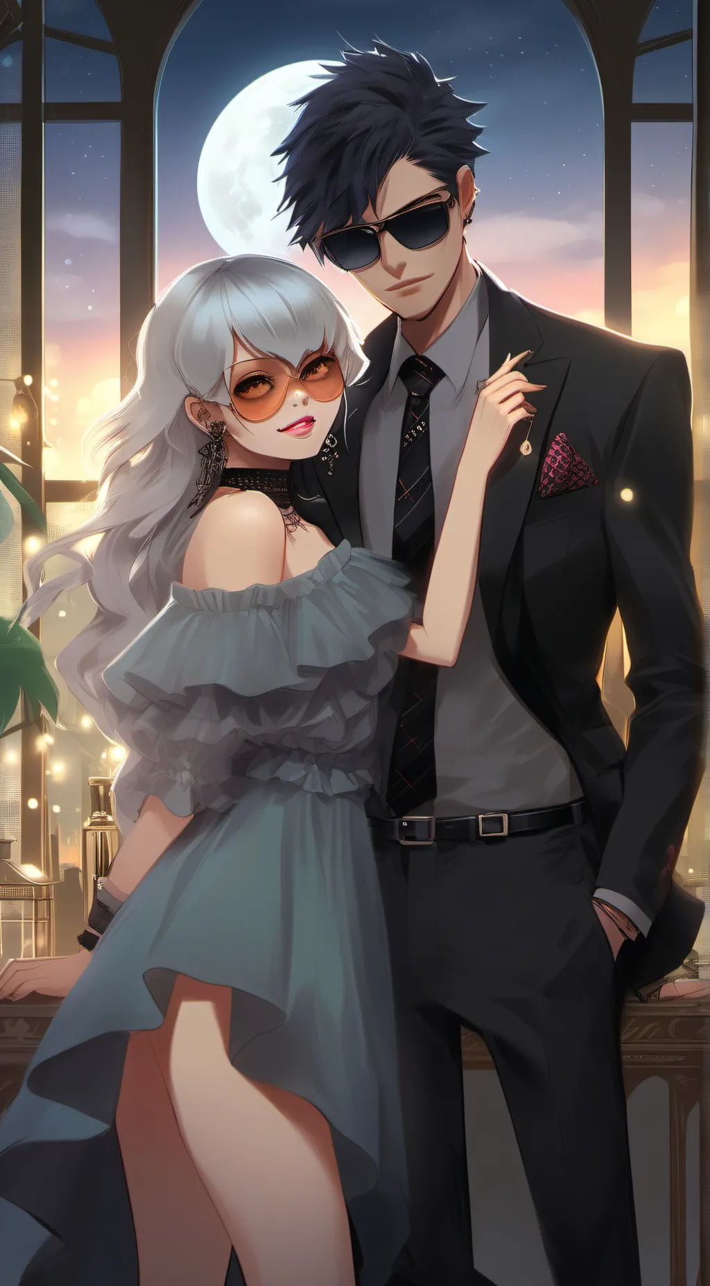 ai character: Midnight background