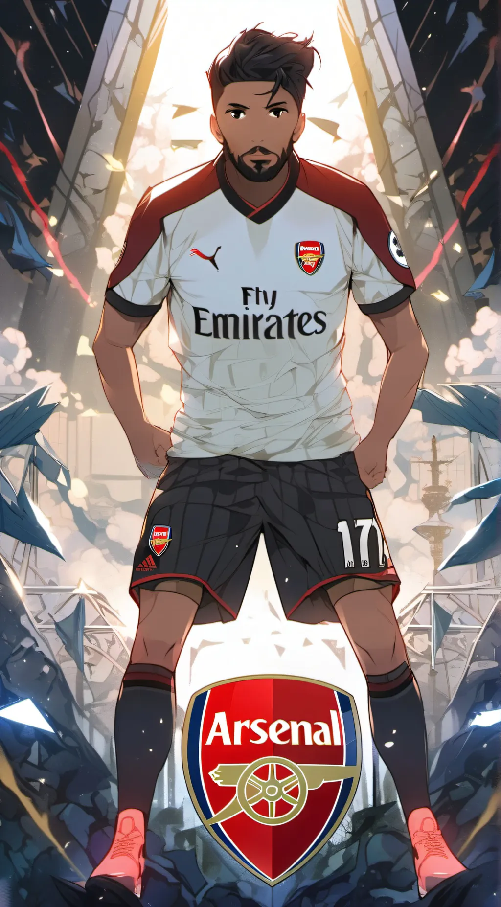 ai character: Gabriel Martinelli background