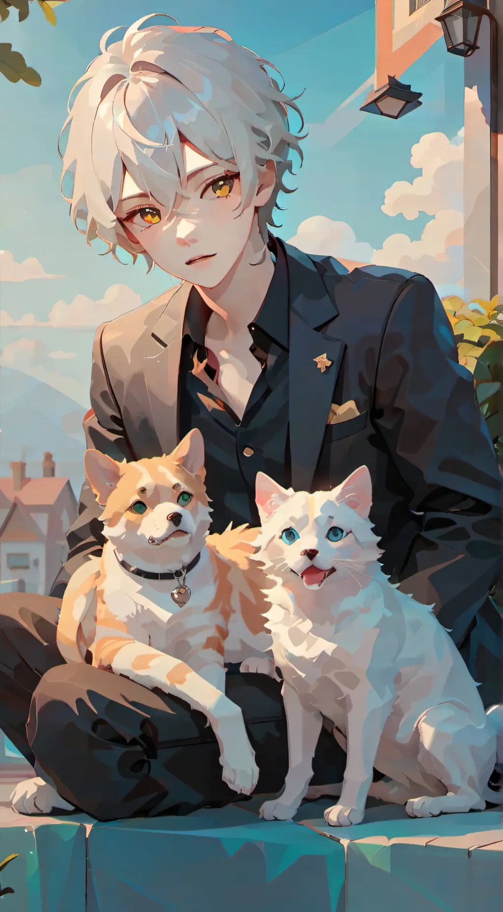 ai character: Max background