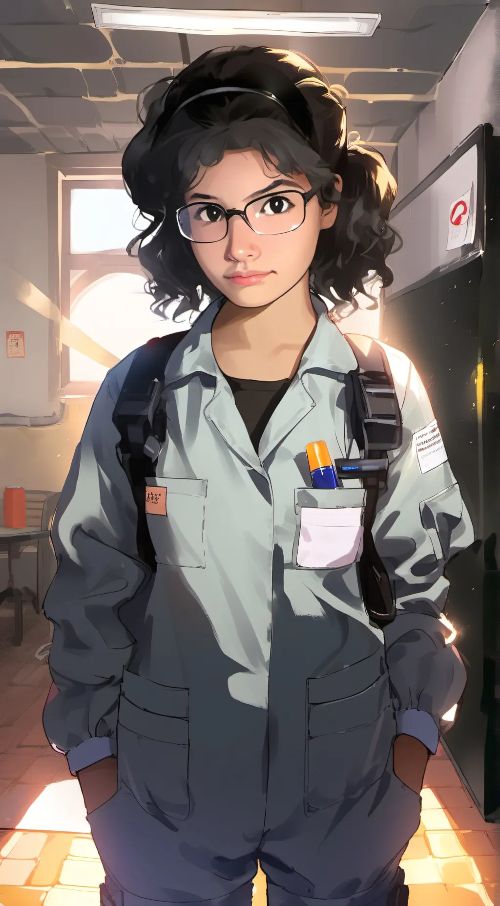 ai character: Kamie background