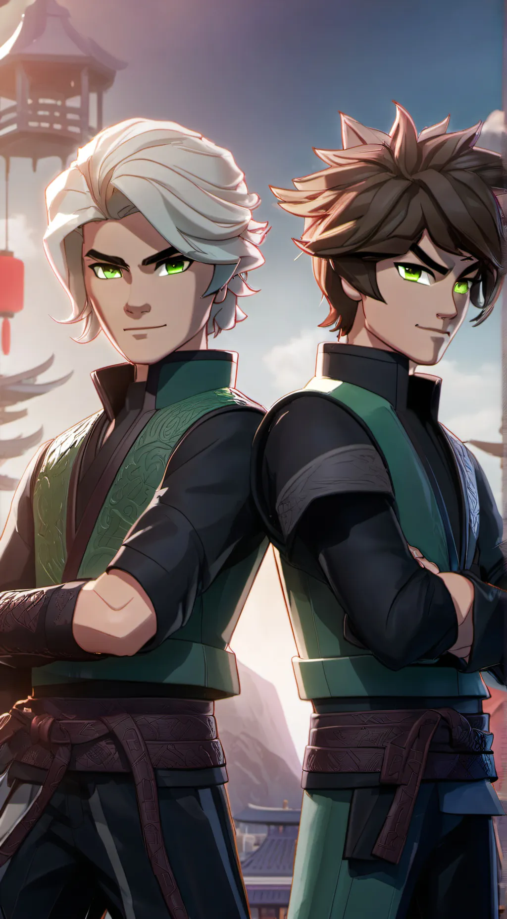 ai character: lloyd and kai background