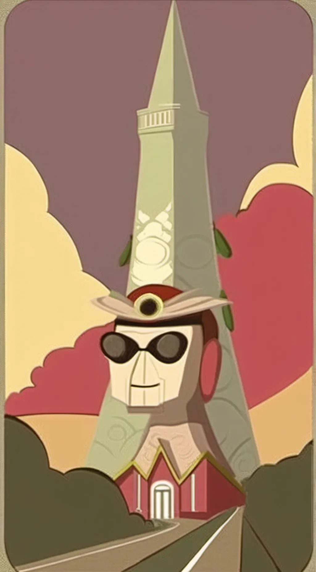 ai character: owlicious background