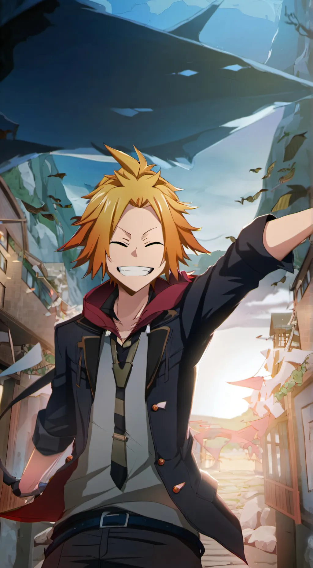 ai character: denki  background