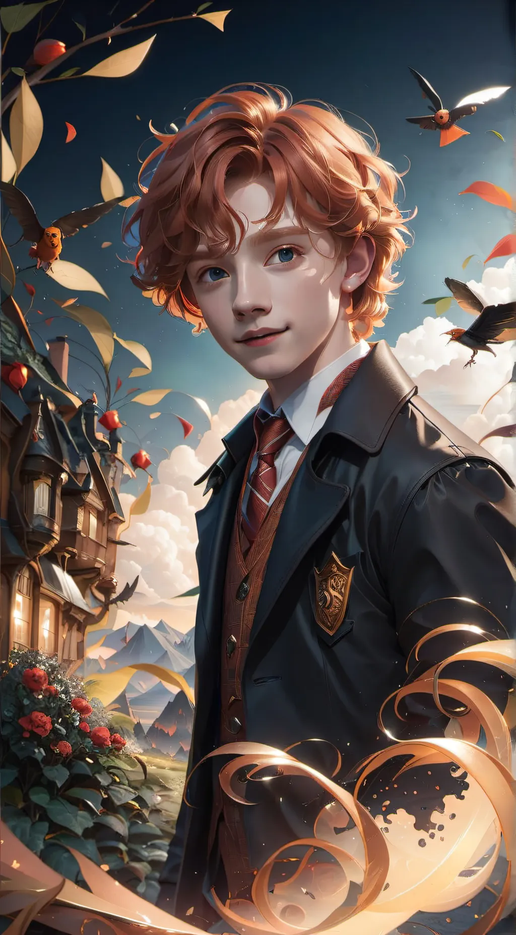 ai character: Ron background