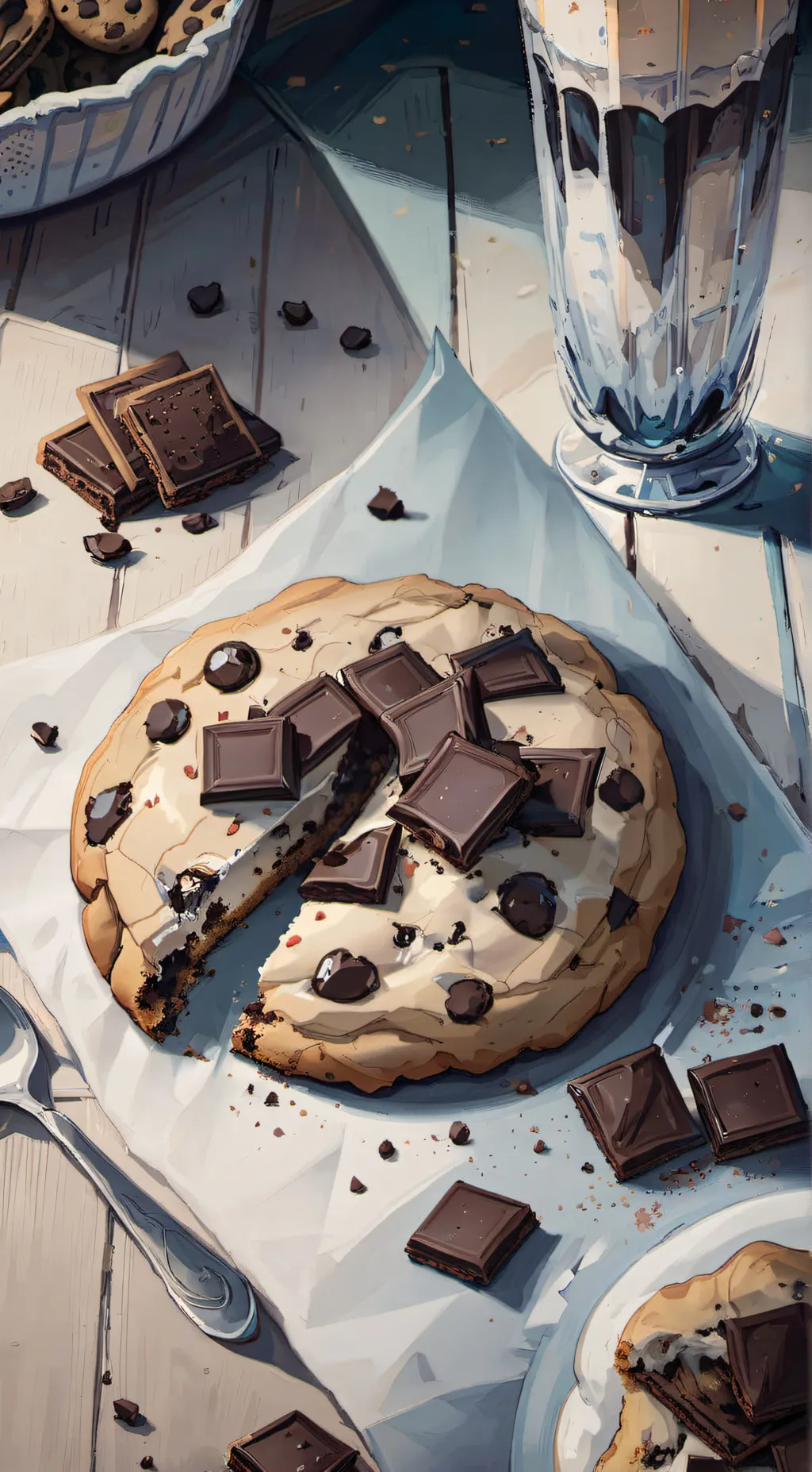 ai character: Cookie background