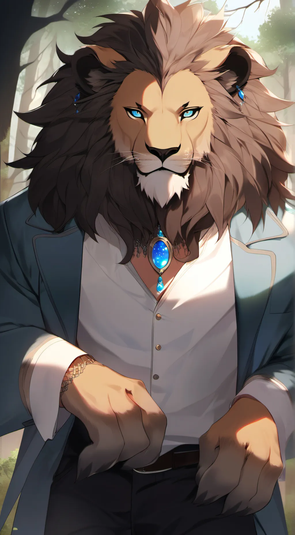 ai character: Leo background