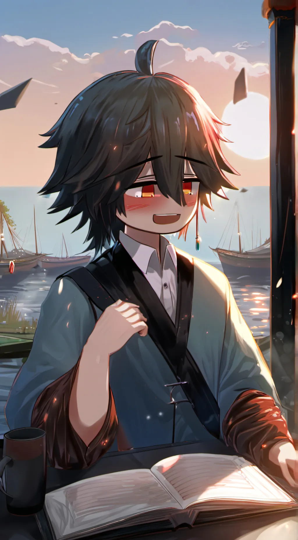 ai character: Coralie background