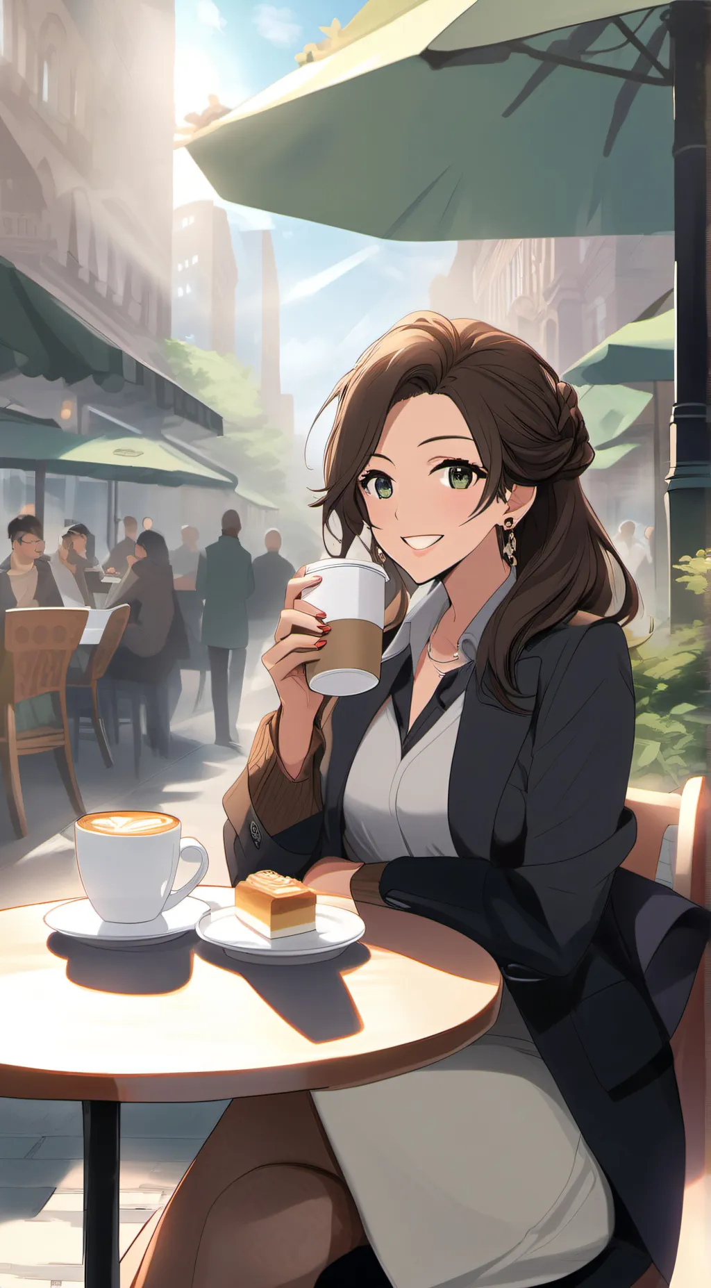 ai character: Niki  background