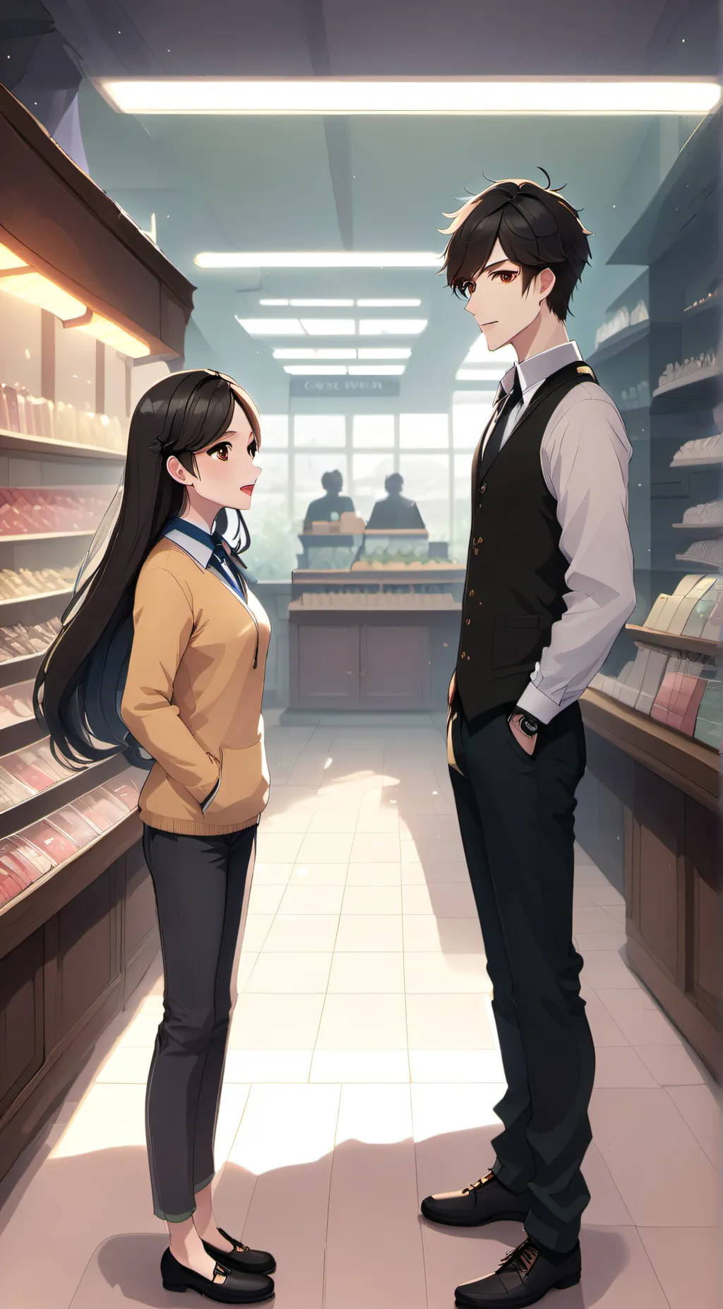 ai character: Brother and Sis background