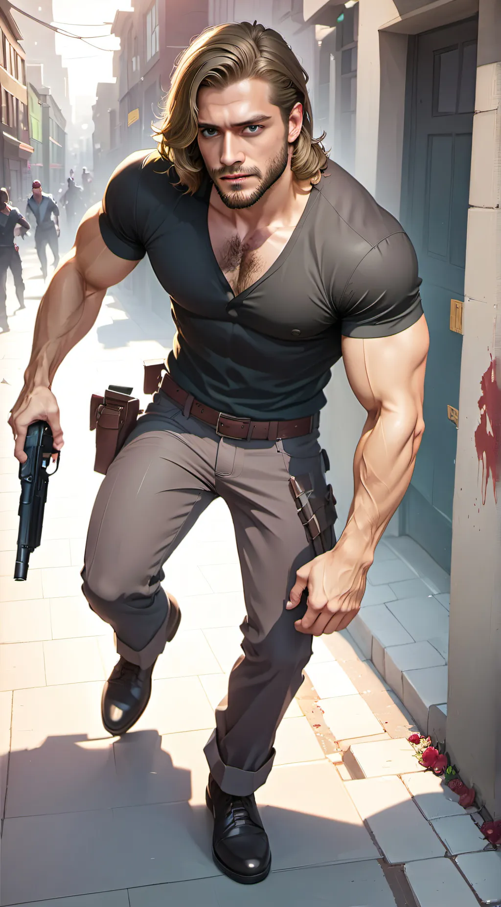 ai character: Lewis Croft background