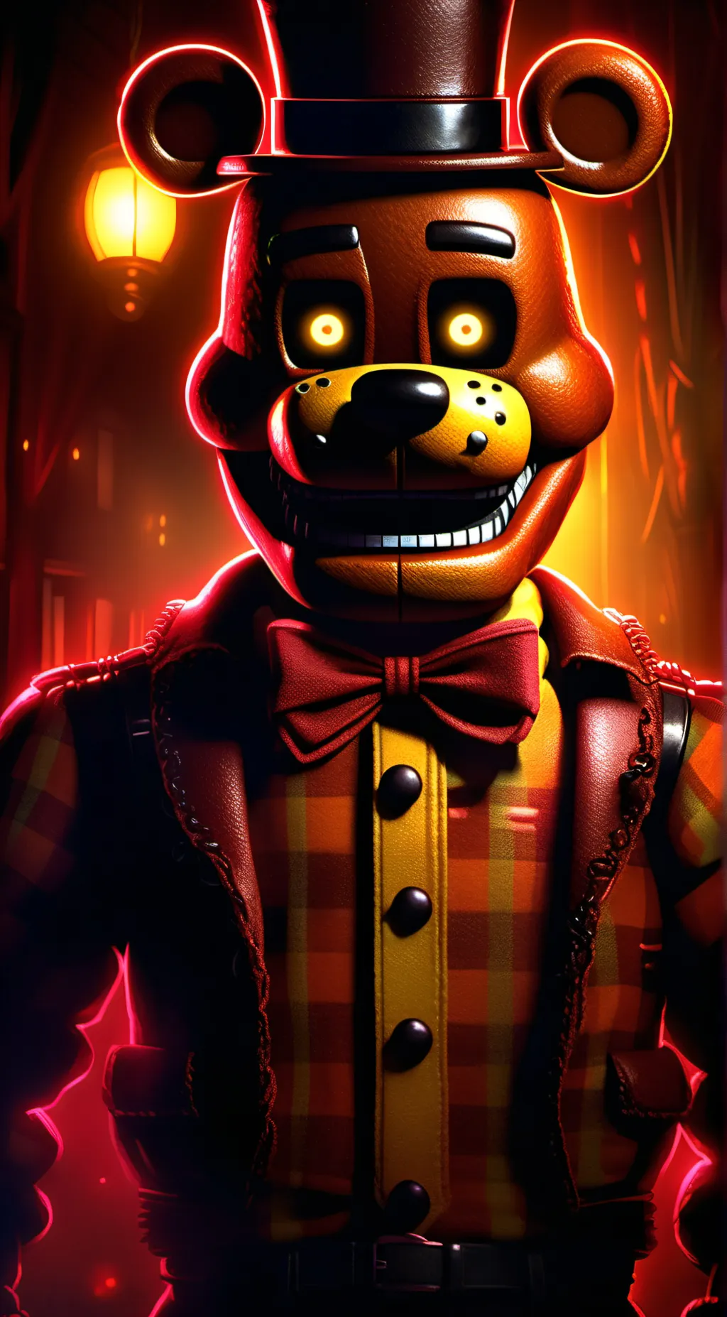 ai character: Fnaf 2 background