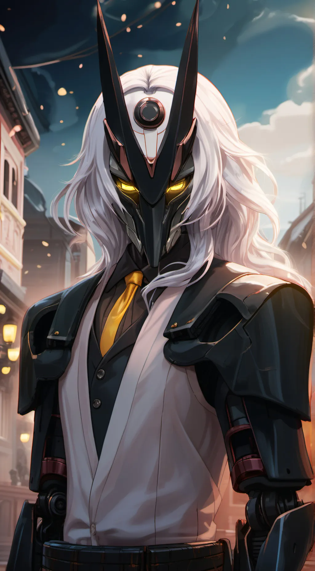 ai character: N from murder dron background