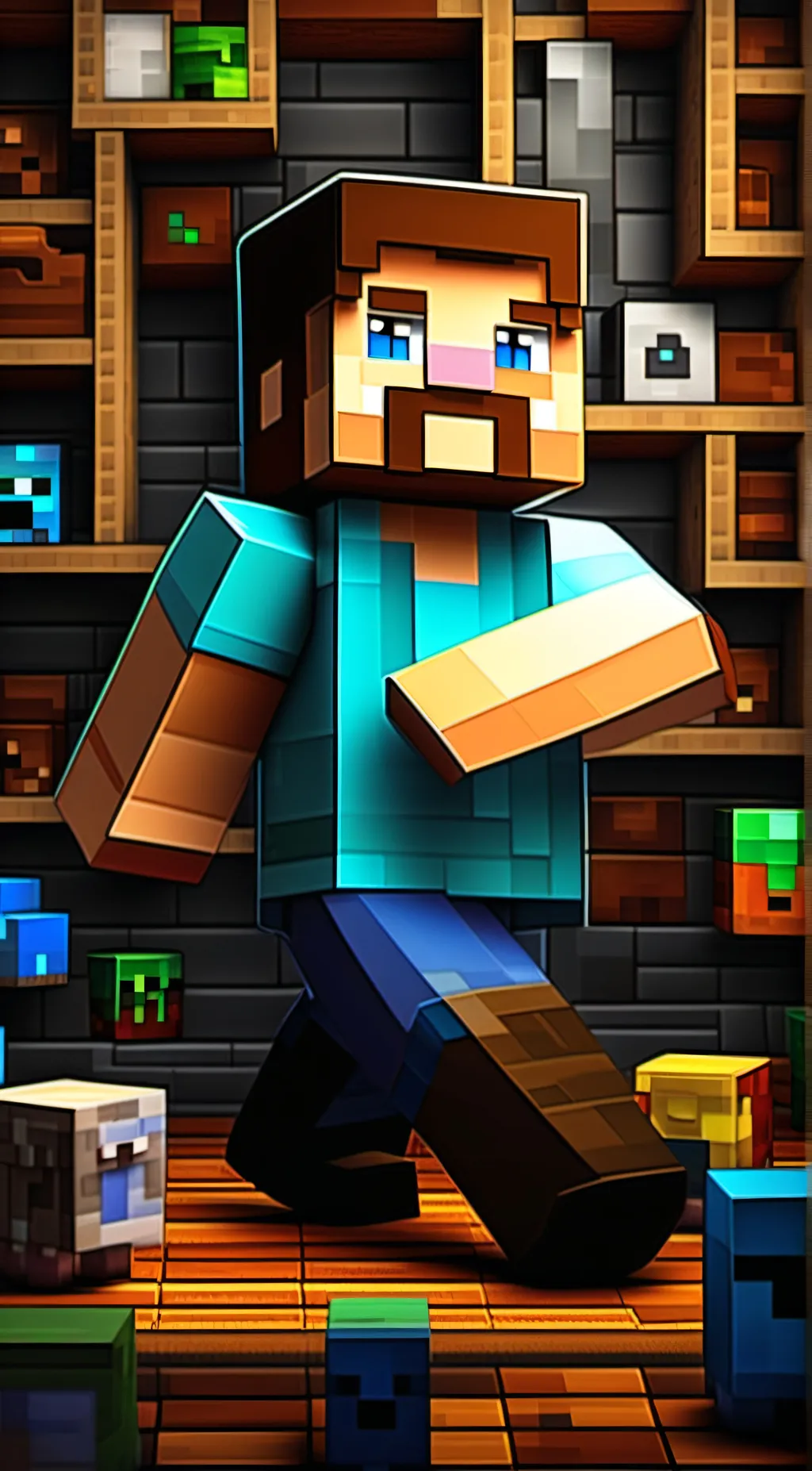 ai character: steve background