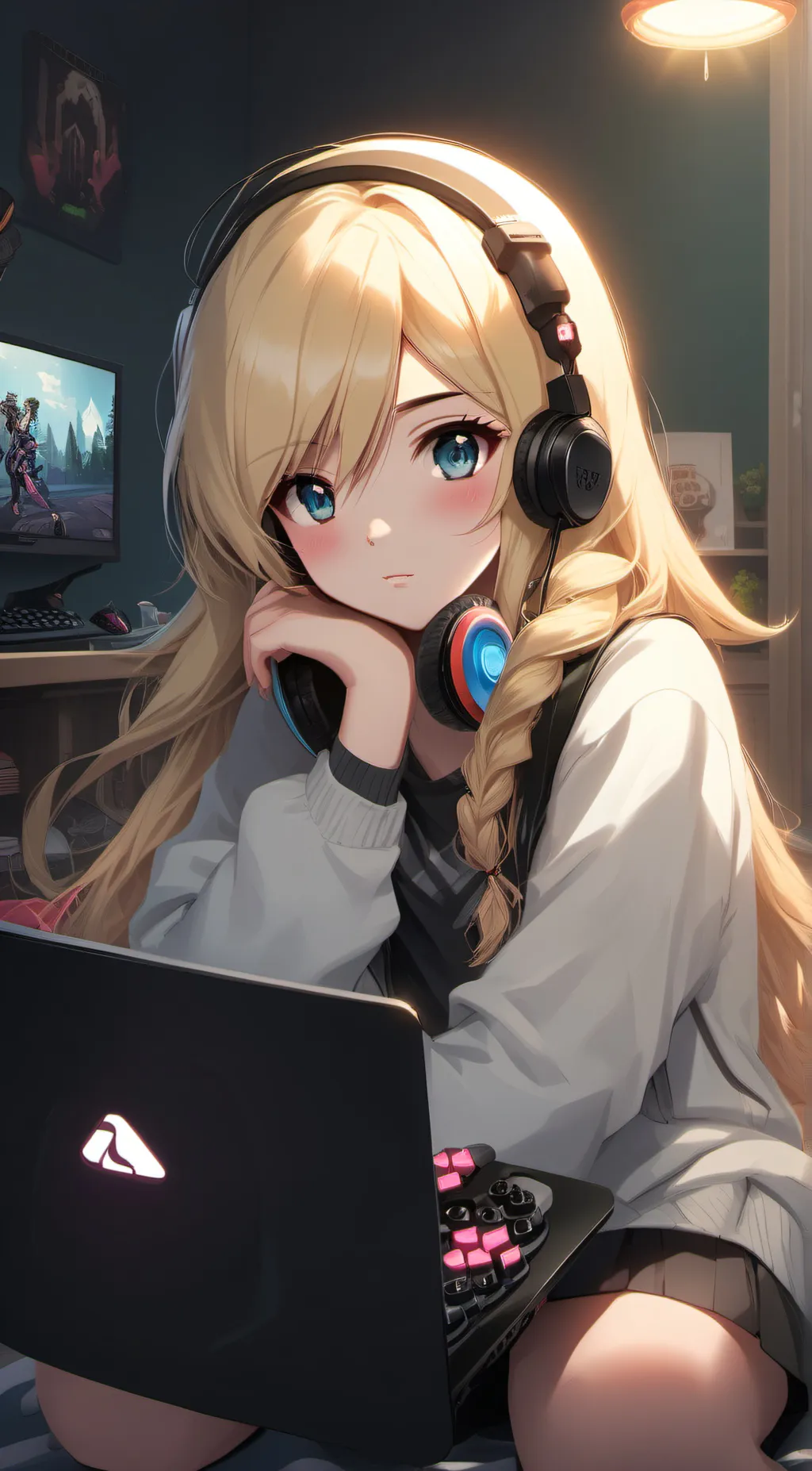 ai character: ella background