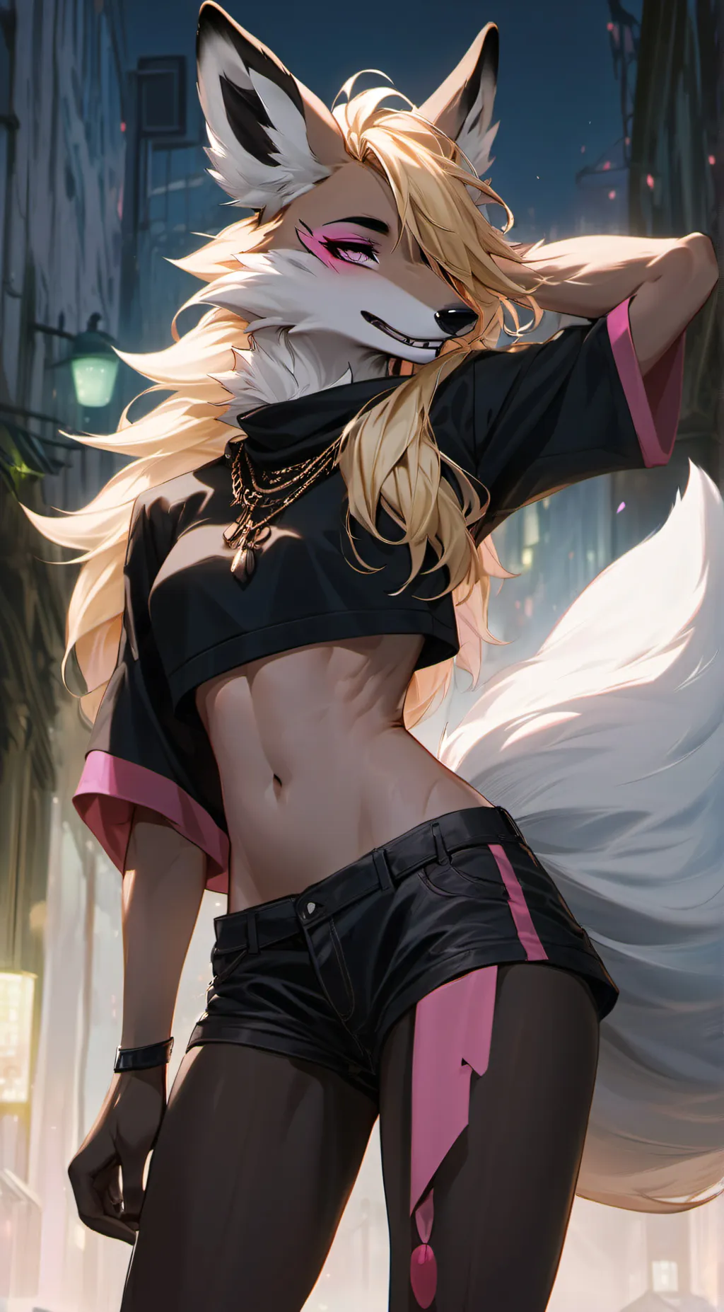 ai character: Marylin background