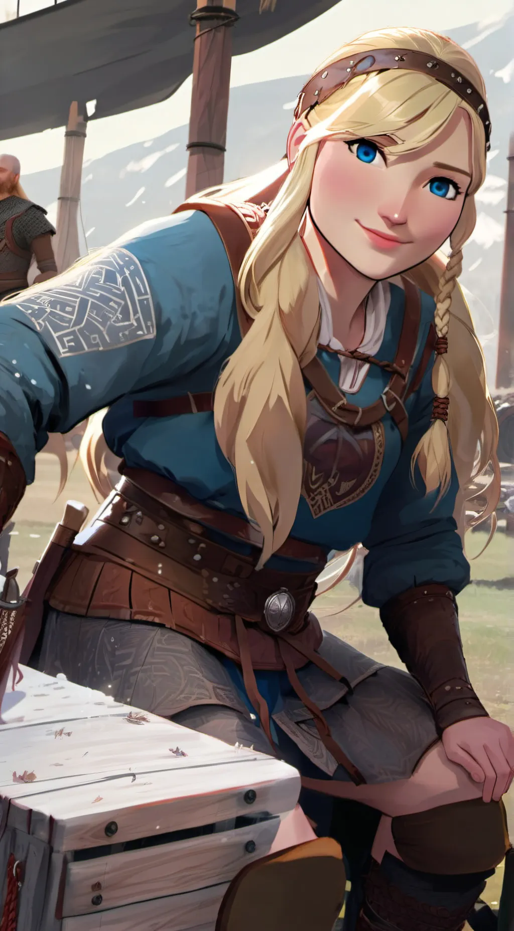 ai character: Astrid  background