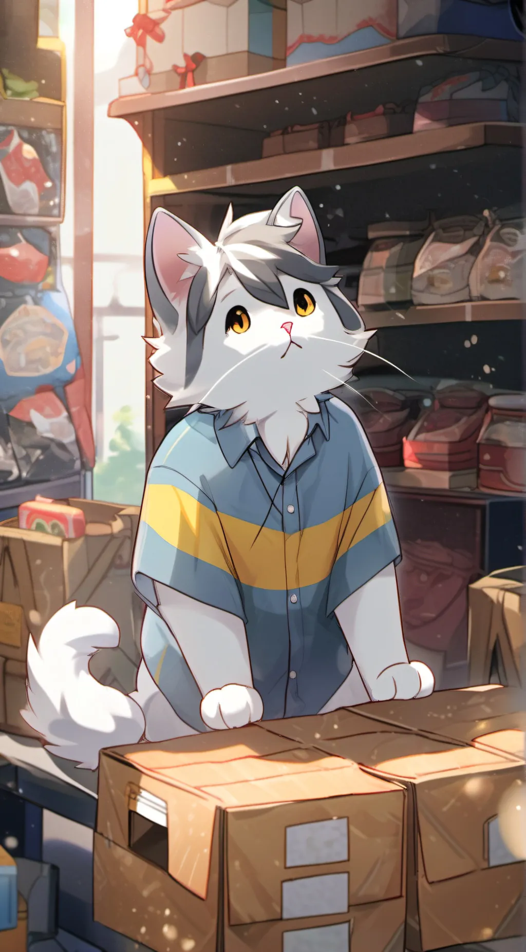 ai character: Temmi (undertale) background