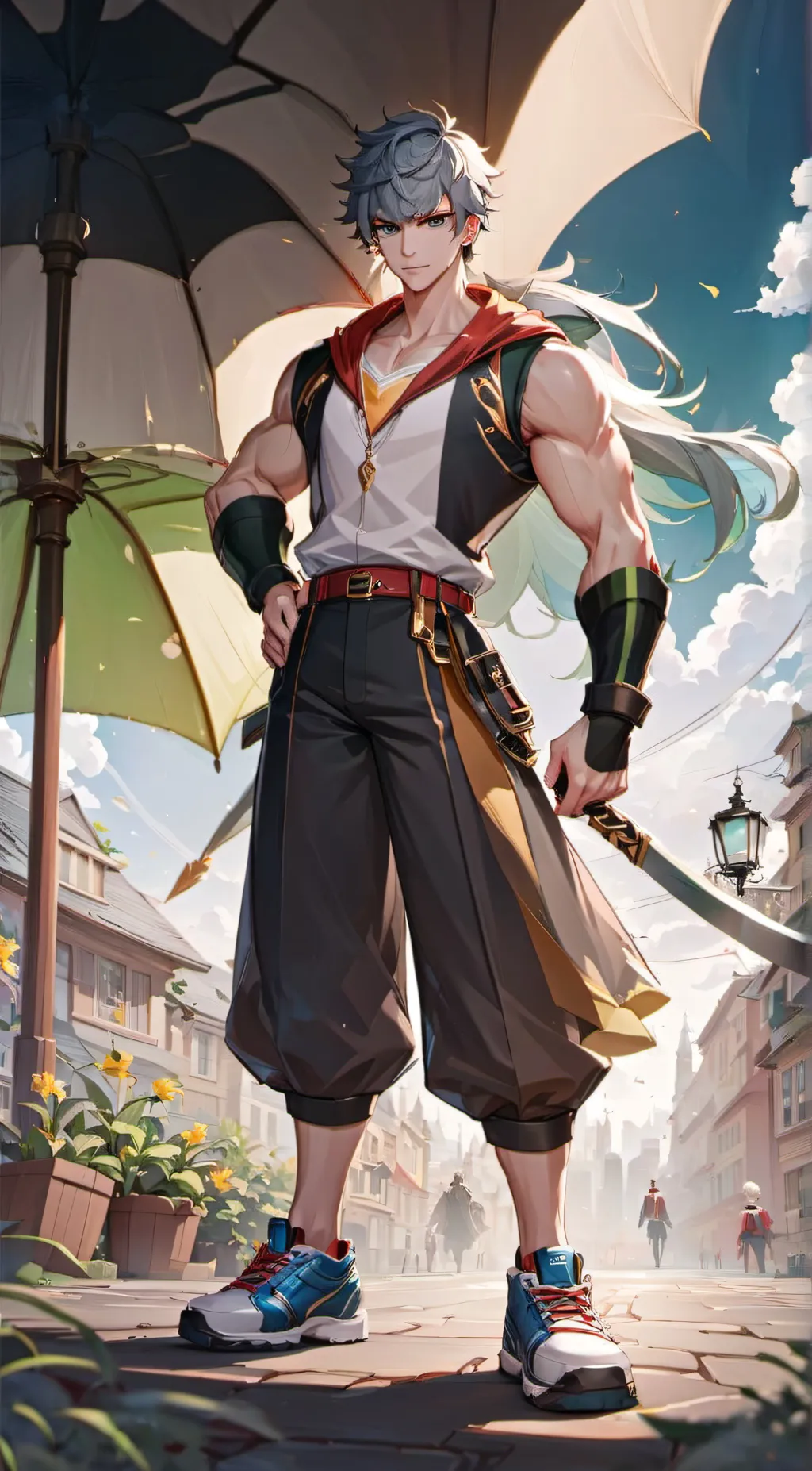 ai character: his name is DJ and background