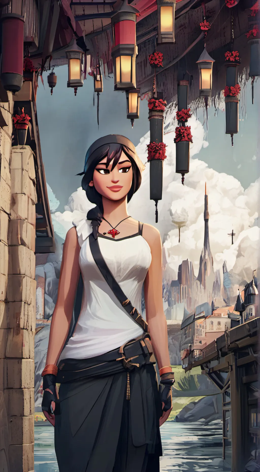 ai character: Scarlet defender background