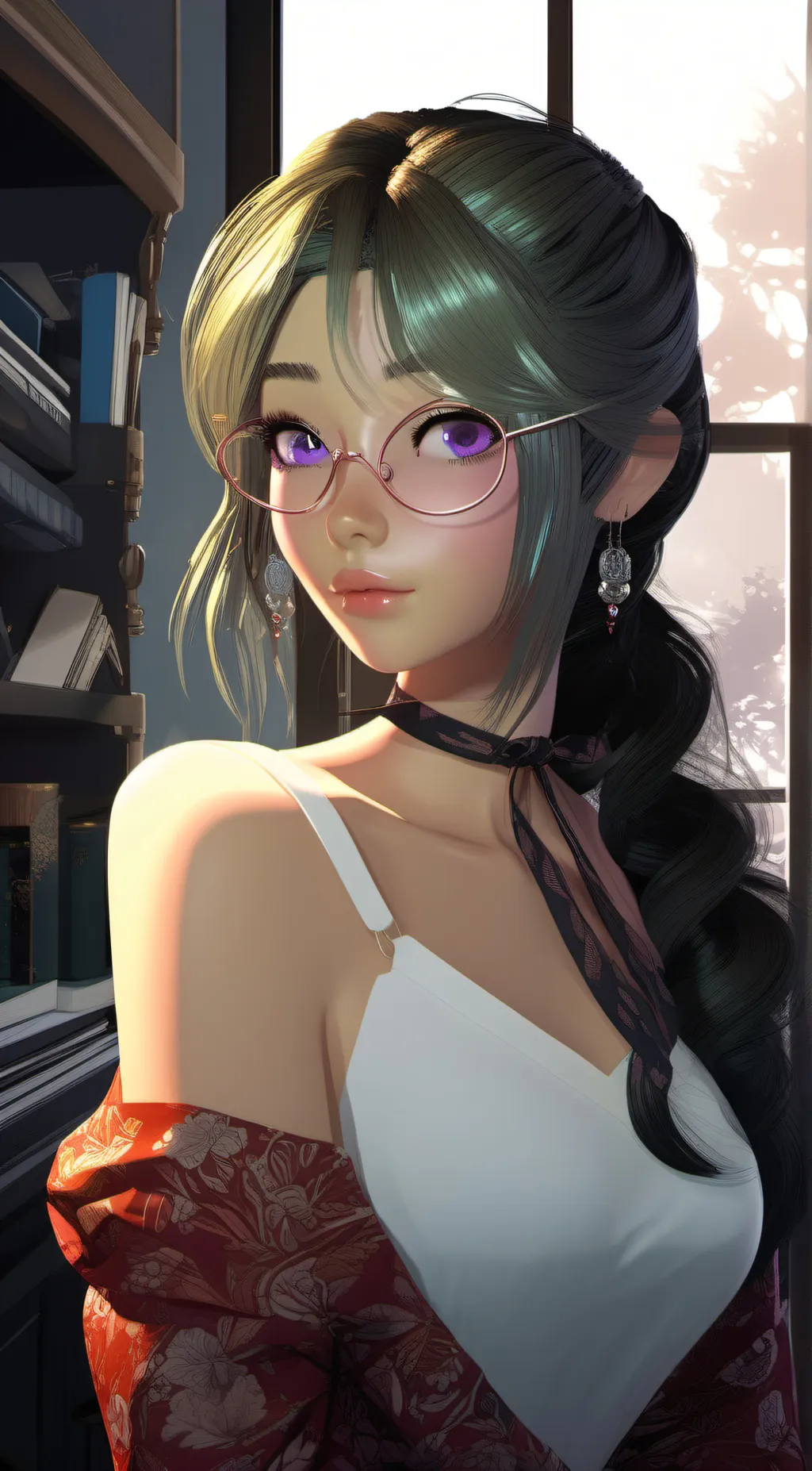 ai character: Grace background